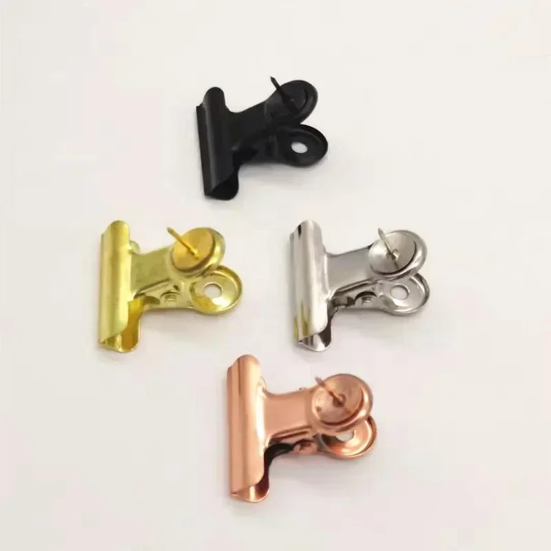 Imagem -06 - Multicolor Round Metal Clamp Clips de Papel Material Escolar e de Escritório Material Estudantil 31 mm 22 mm 30 Pcs por Conjunto