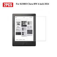 2PCS Tempered Glass Screen Protector For KOBO Libra 2 Clara Colour BW Clear KOBO Clara 2E 6.0 Elipsa 2E 10.3 Protective Film