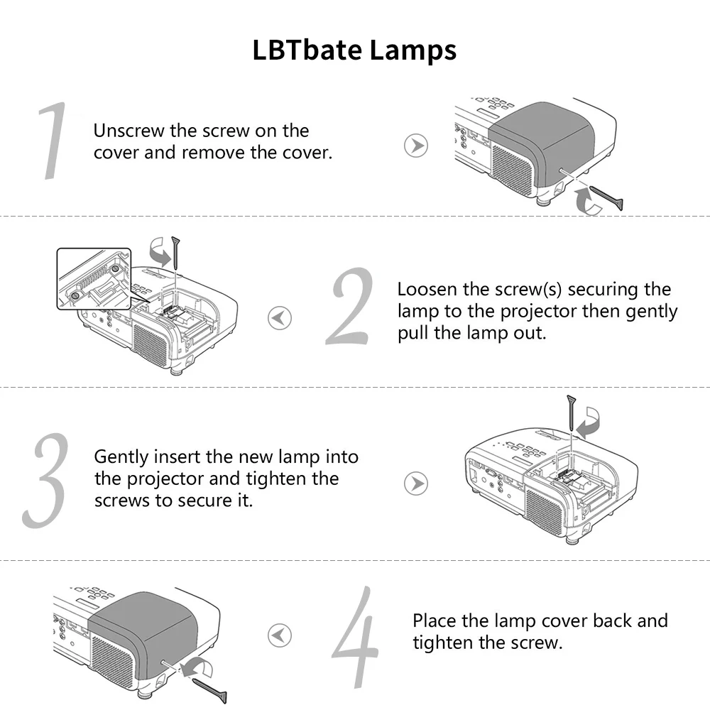 ELPLP33/V13H010L33, запасная деталь для PowerLite Home 20/Motor emate 25/Motor emate 30S