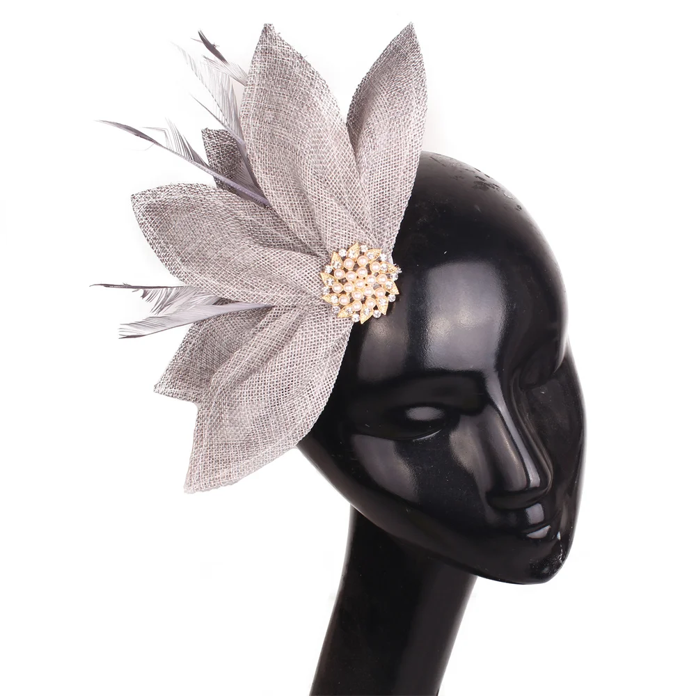 Elegante Braut-Haarspange mit Schleife, Hochzeits-Fascinator-Haarkamm für Damen, Kopfschmuck, modische Party-, Kirchen- und Dinner-Haaraccessoires – Detail 10