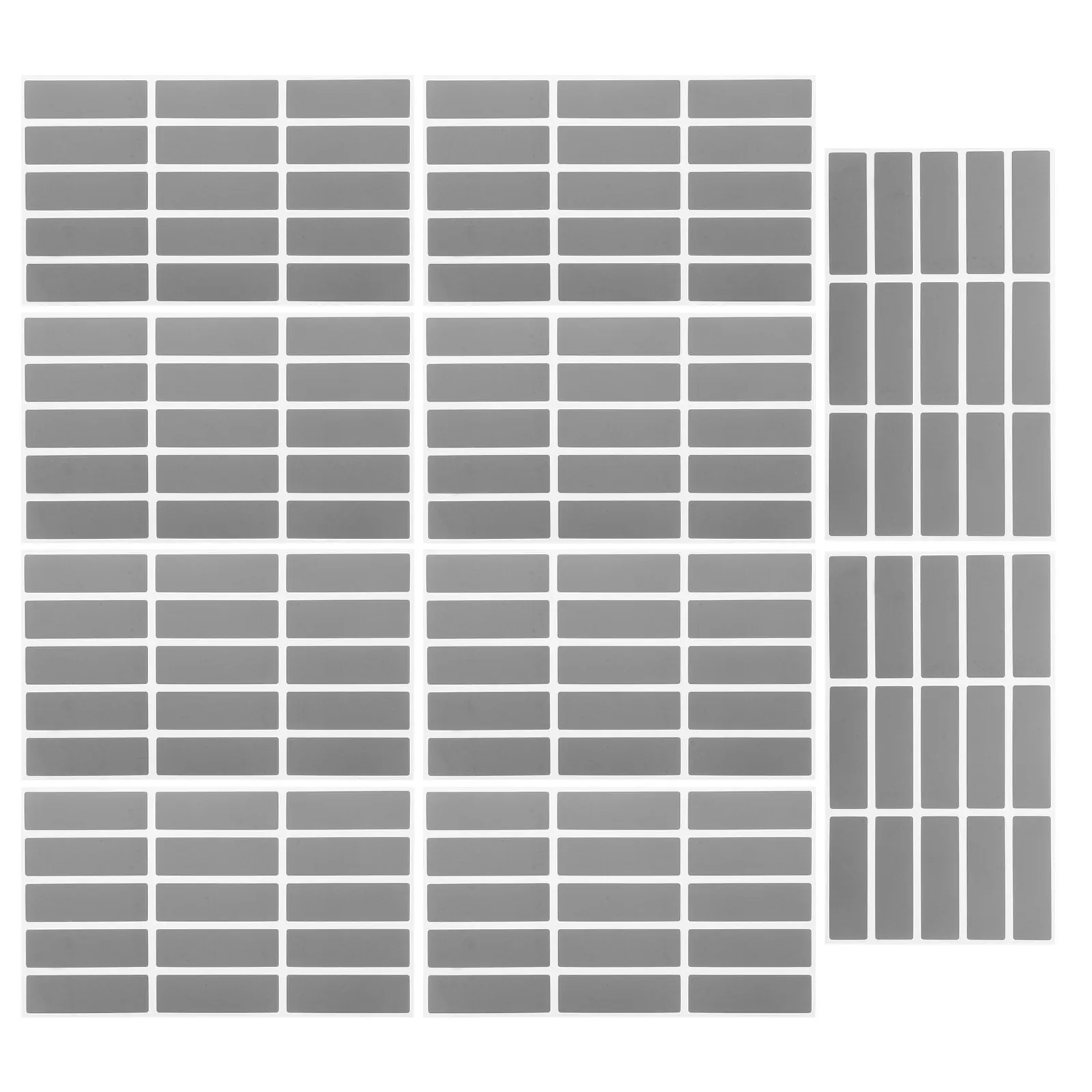 

150Pcs Scratch Off Coating Stickers Rectangle Self Adhesive DIY Reward Cards Raffle Tickets for Wedding Baby Shower Games