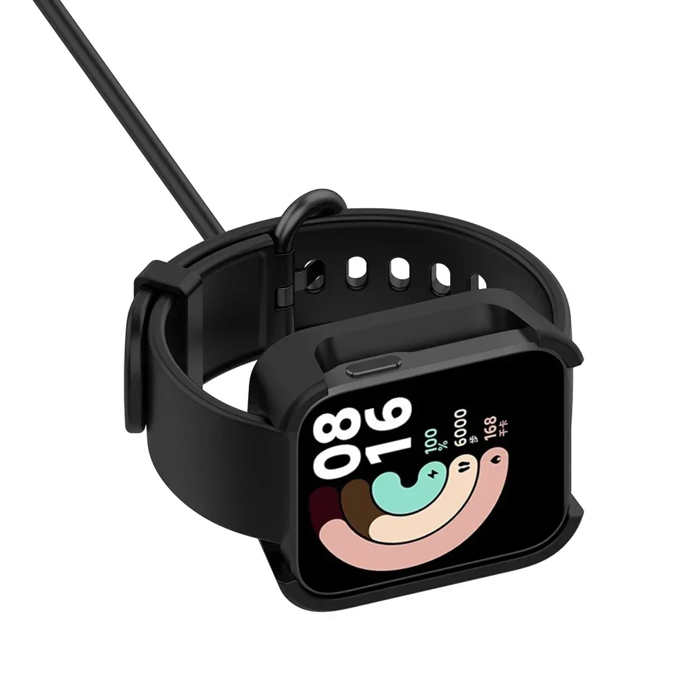 1m USB Charging Cable for Xiaomi Mi Watch Lite/Redmi Watch Charger Charging Cradle Dock Smartwatch Accessories Black