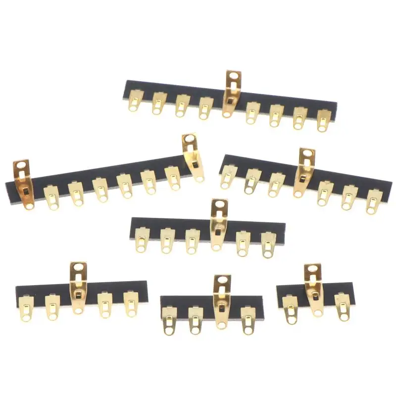 1 PCS Ampmart 3-10Pins Tag Strip Gold Pins Plated Audio Strip Tag Board ,For Guitar Amplifiers HIFI DIY
