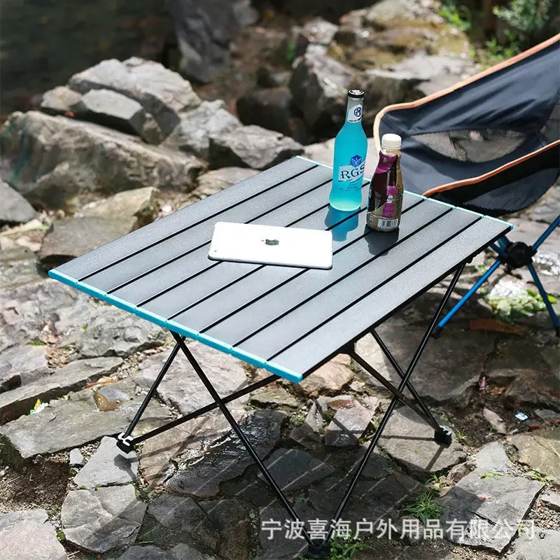 

Outdoor Portable Folding Ultra Light Aluminum Alloy Table Picnic Camping Aluminum Table BBQ Large Table