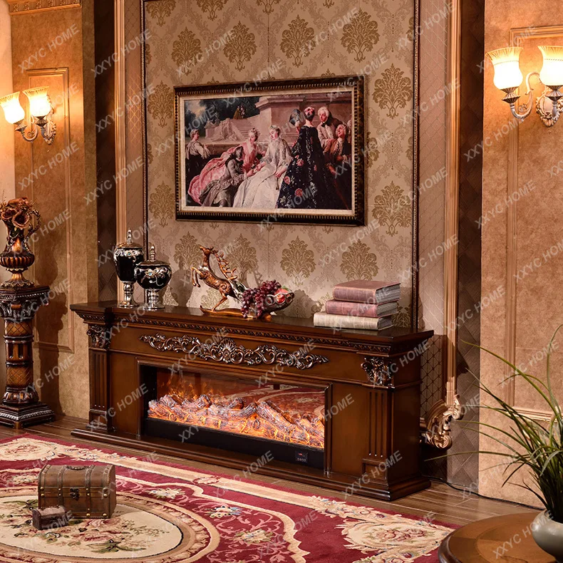 L fireplace simple heating decoration electric fireplace simulated flame
