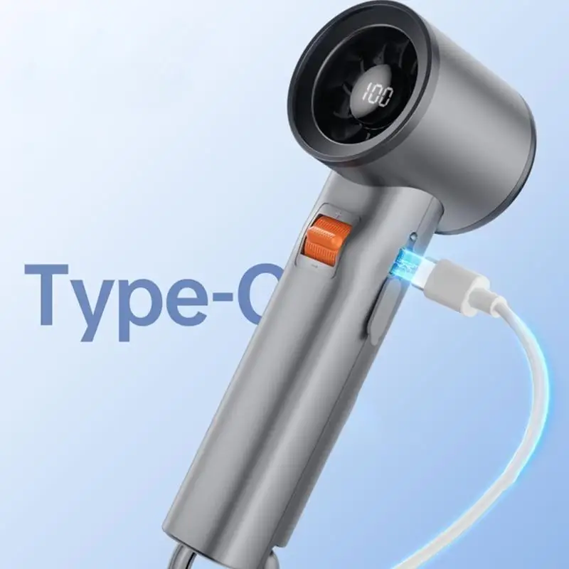 19QE Handheld Bless Bless Motor Fan Fean Rechargable Led Display вентилятор с сильным кондиционером воздуха для жаркой погоды