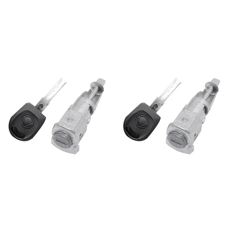 

2X 1Z0837167C 6Y0898167E Left Driver Door Lock Barrel Cylinder For Skoda Octavia 2005-2008