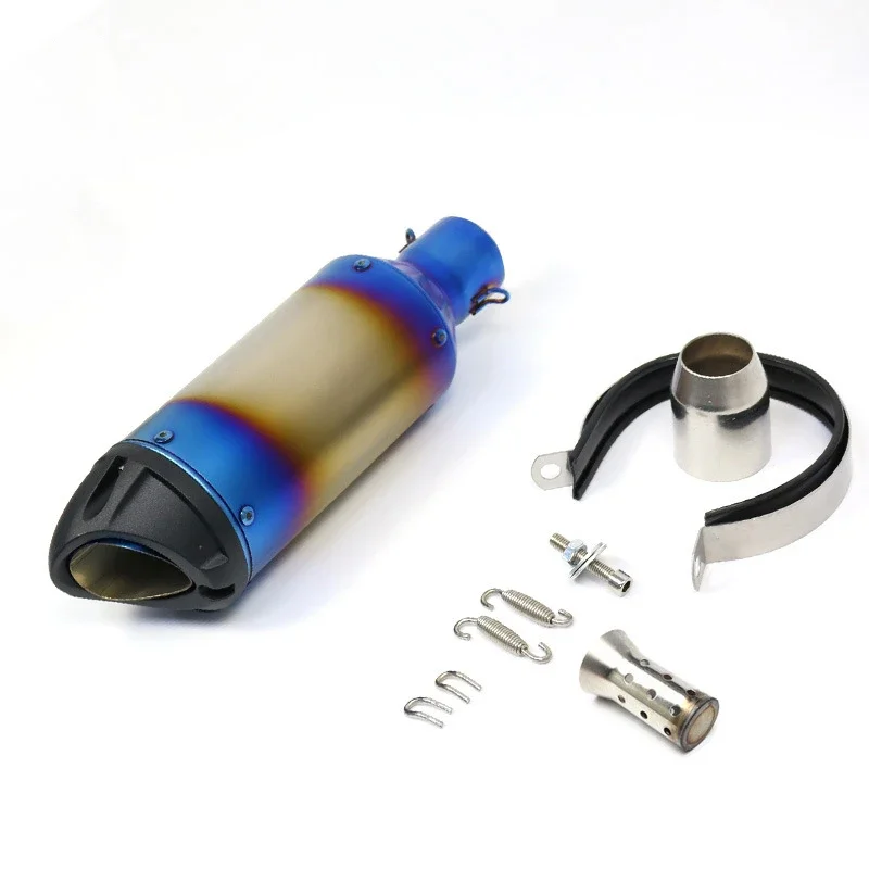 51MM Universal Motorcycle Exhaust project Muffler Escape Moto Dirt Bike Scooter Exhaust with DB killer MT07 MT09 R1 R6