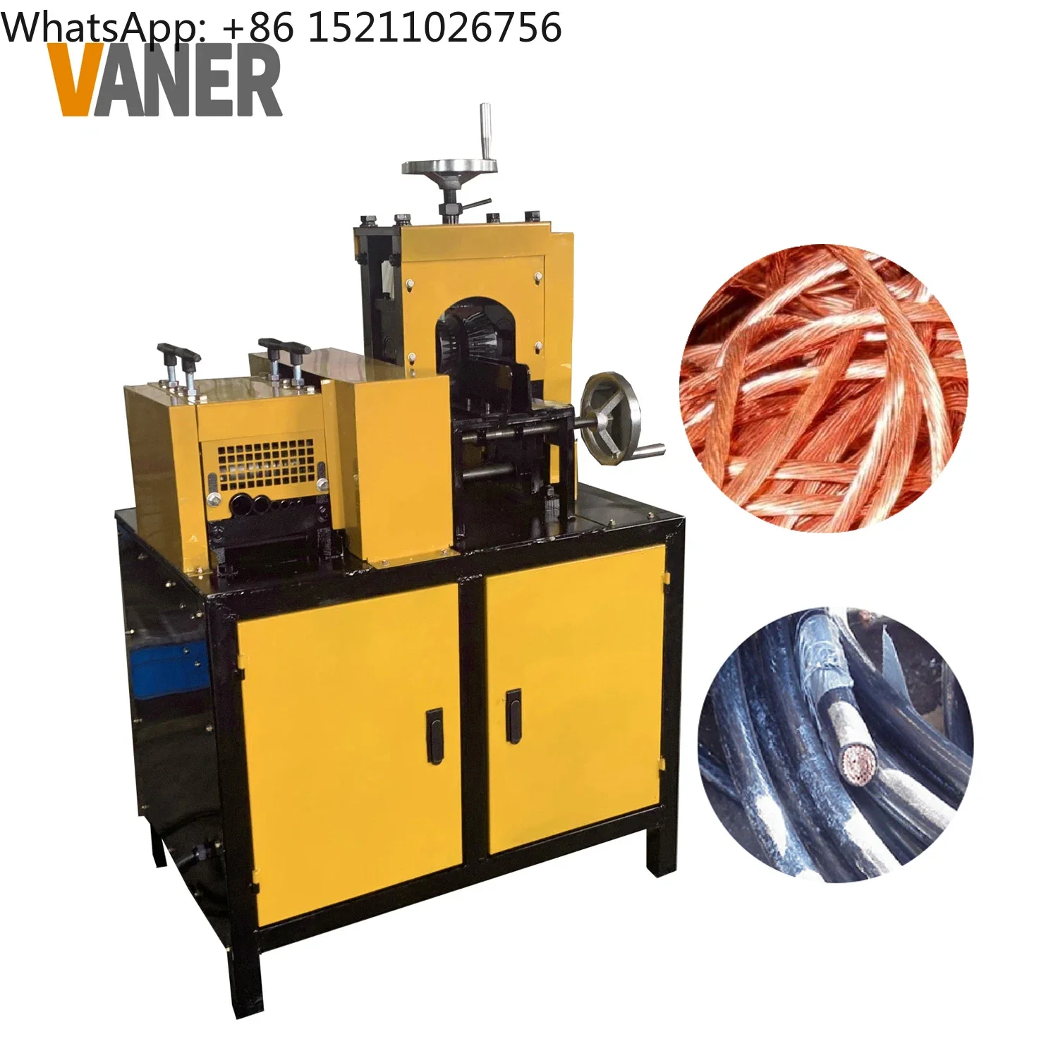 2024 electric cable making machine scrap cable granulator peel cables electric wire stripping machine