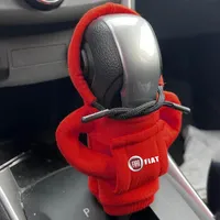 Car shift lever hooded cover knob hooded cover decoration For Fiat 500 Punto 124 125 500 Bravo Stilo Panda Abarth Tipo Viaggio