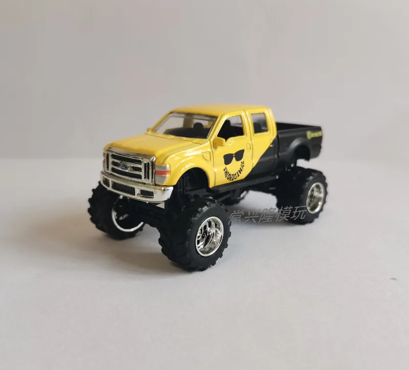 1/64 جديد وصول سعر خاص دييكاست المعادن 2008 الأمريكية F-350 على الطرق الوعرة سيارة نموذج الأثاث عرض لعب للأطفال #1