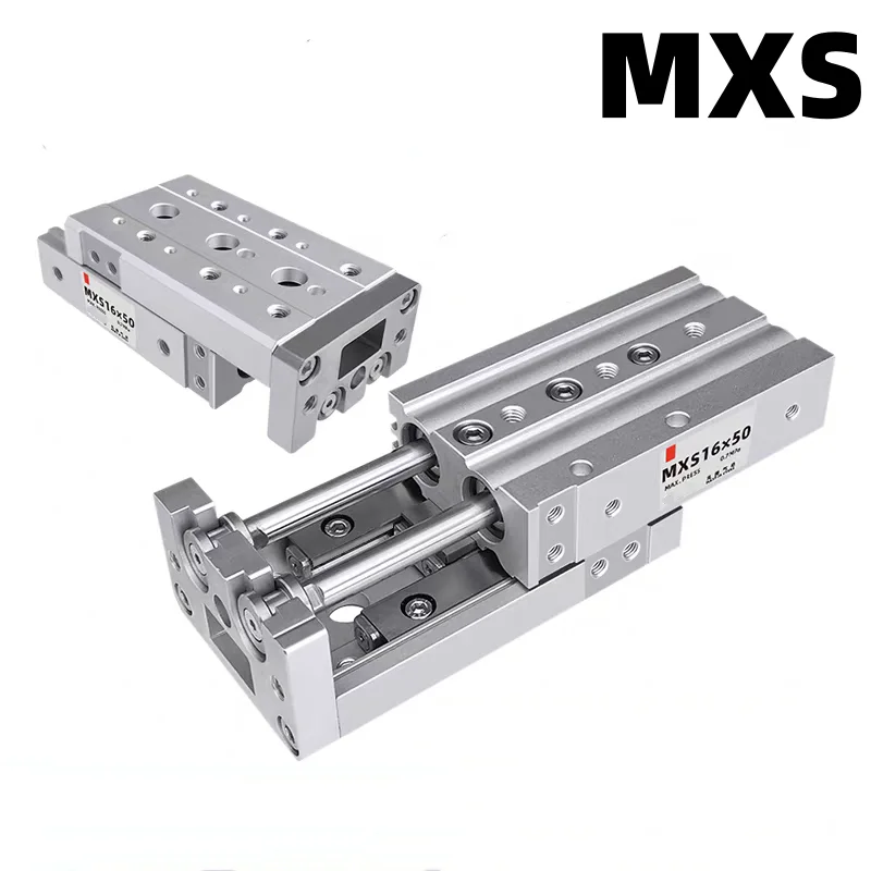 MXS6 Series Air Slide Table SMC Type Pneumatic Cylinder Slide Rail Air Cylinder MXS6-10 MXS12-20 MXS16-30 MXS8-40 MXS8-50