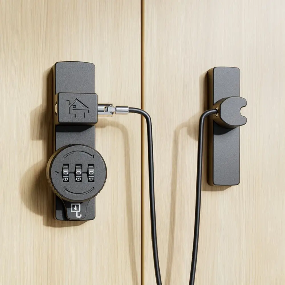 Adjustable Password Chain Lock For Sliding Window Door Security Hardware Keyless Entry Child Safety Protection Catch