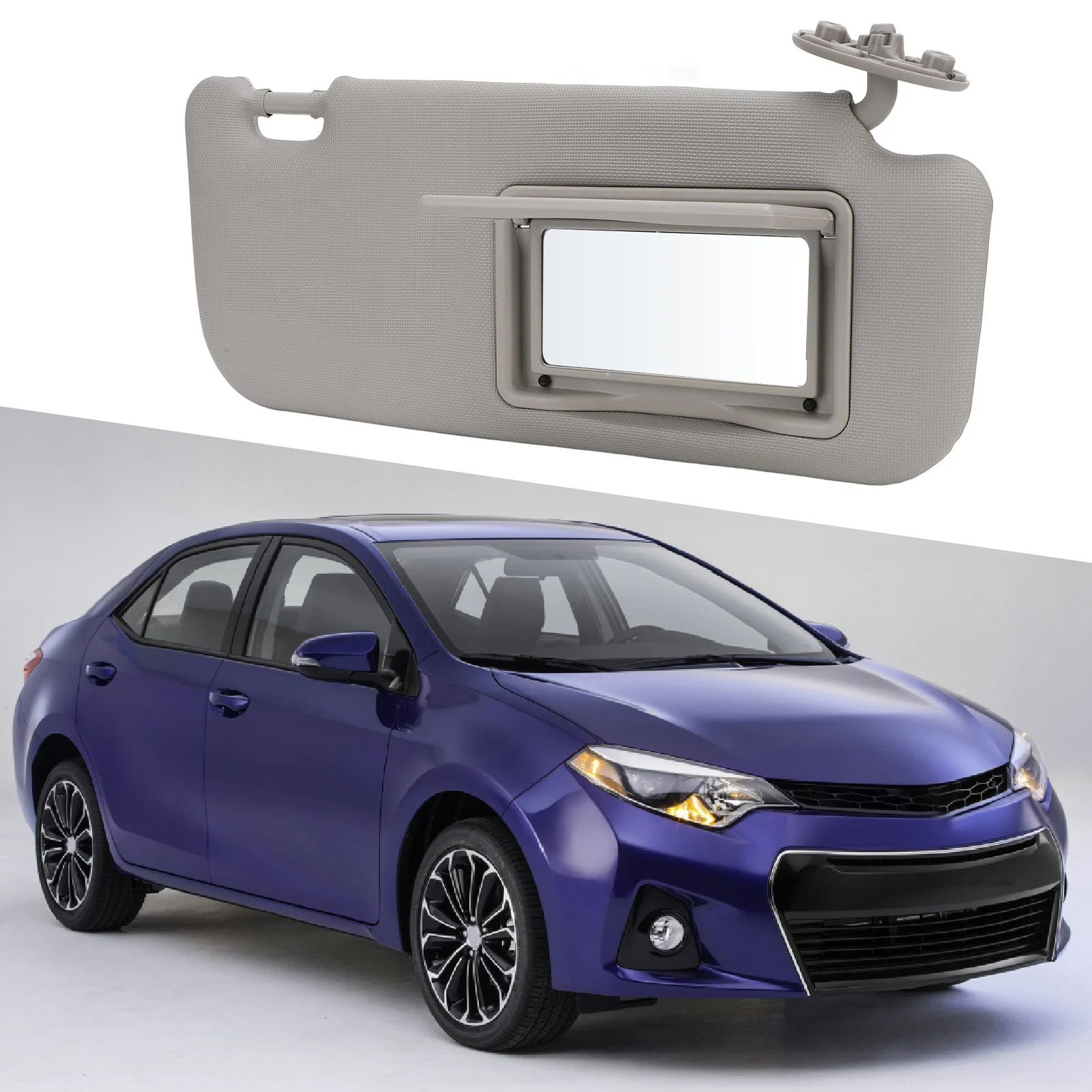 New Fashion Front Right Sun Visor 7431002G40B0 Gray Passenger Side Sun Visor Sunshade Interior Accessories Front Right Sun Visor