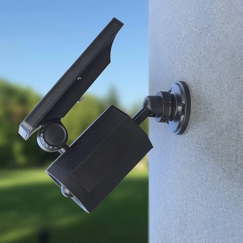 DUNIOutdoor Solar LED Camera Motion Sensor Projecteur, Lampe étanche, 3 modes, Sécurité, Maison, Jardin