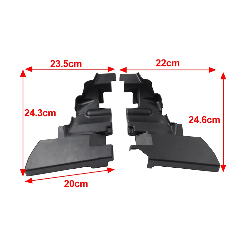 DK62-8310-AA Front Radiator Air Duct Deflector Plastic 1Pc For Land Rover Range Rover Sport 2014-2022 LR043741 LR043740