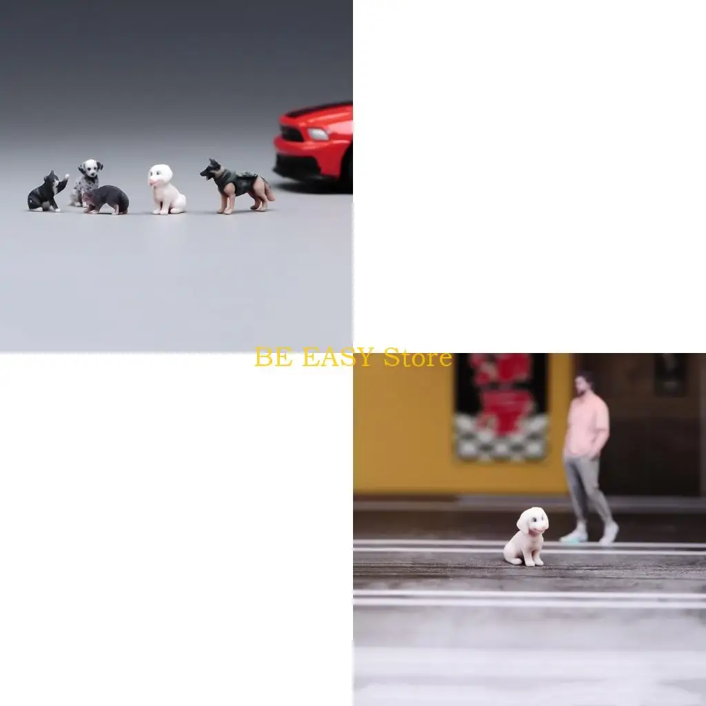 E28F 1/64 Scale Pet Miniature Model Handcrafted With 3D Printing For Home Decoration And Collectibles
