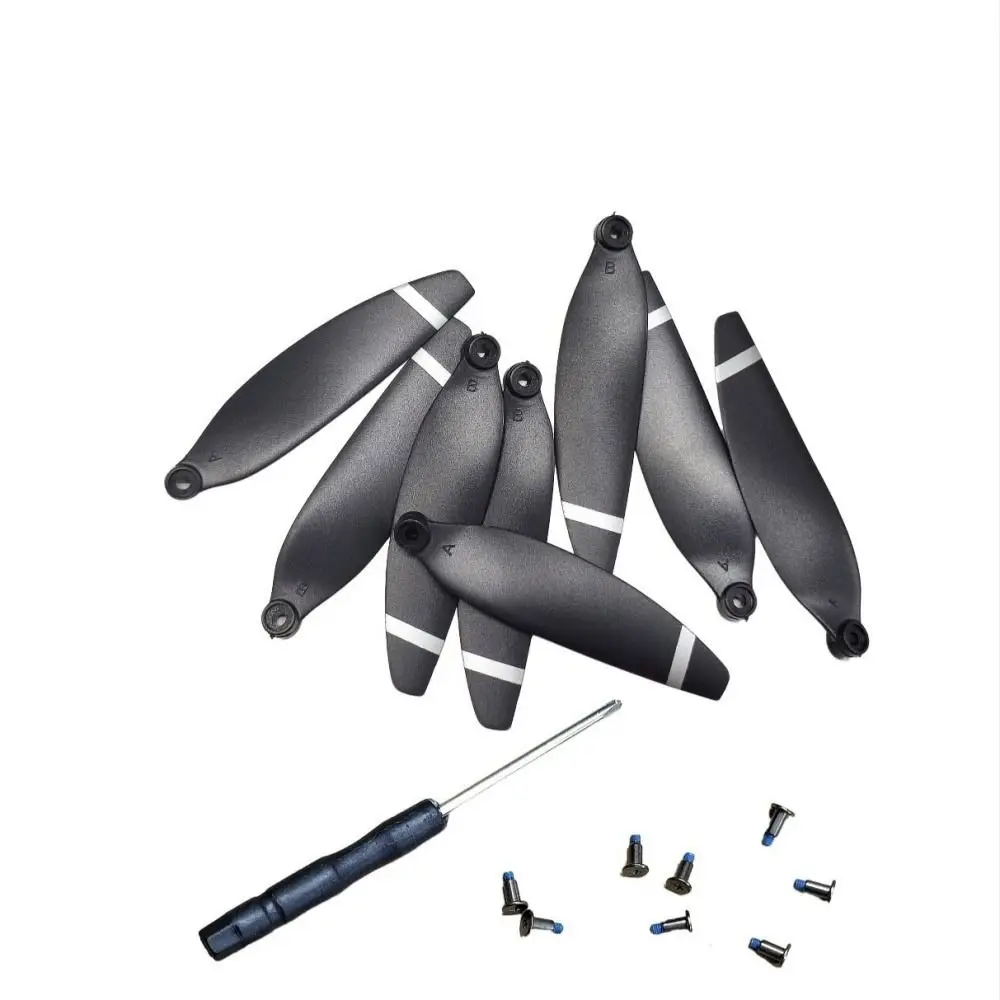 Uniwersalny bezszczotkowy wentylator, plastikowa czarna składana śmigła, zapasowe łopatki do quadcoptera L900 PRO/SE/MAX/L900GPS