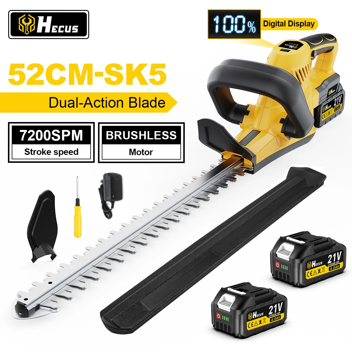Hecus Bezszczotkowy 2000W 7200 – Gardening Tools Battery Powered recenzja i cena