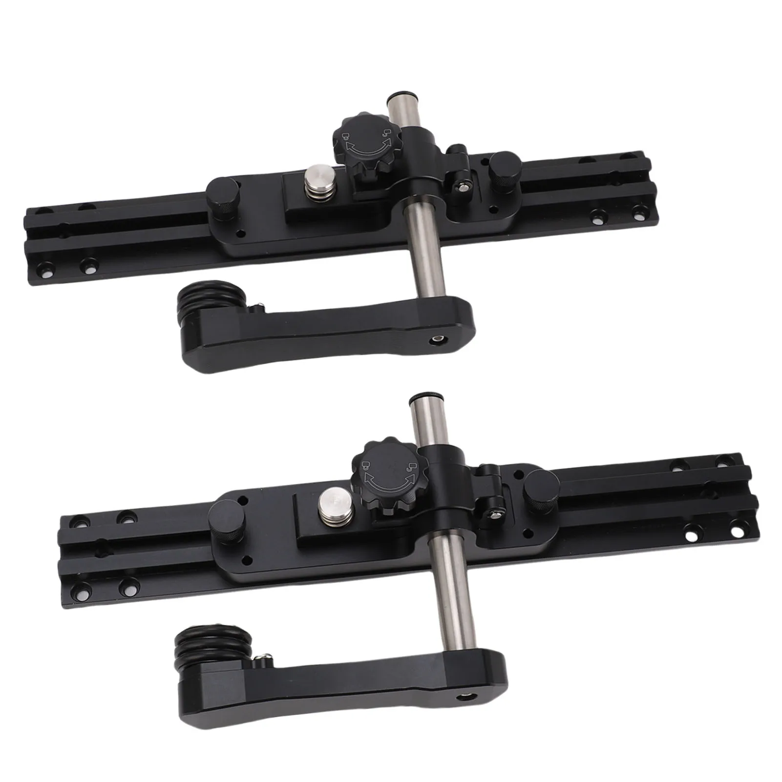 Table Saw Press Push Guide Aluminum Alloy Adjustable Roller Guide Table Saw Press Feeder for Woodworking Mechanical Processing