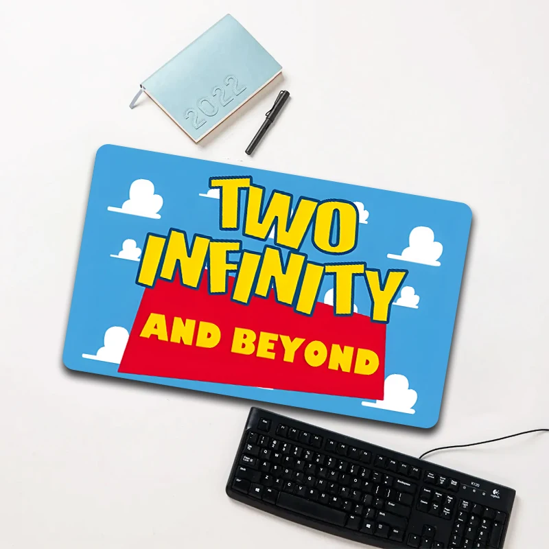 

Disney Toy Story "To Infinity" Slogan Mouse Pad Large Non-slip Waterproof Desk Mat for Laptop Office