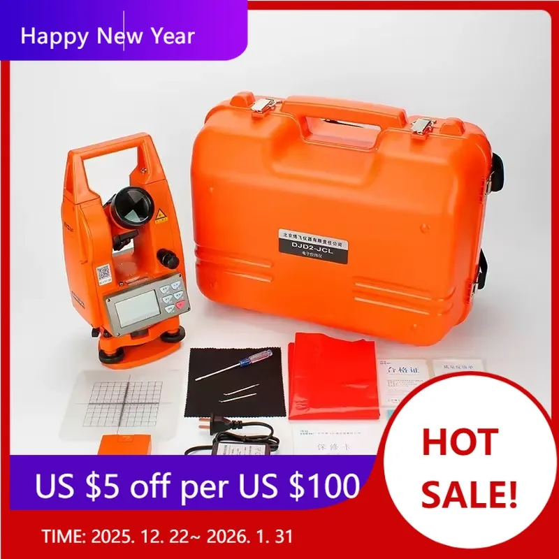

【Factory】DJD2-JCL Electronic Survey Equipment Optical Theodolite Engineering Measurement Instrument