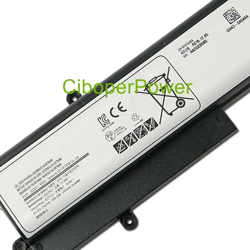 EB-BT670ABA GH43-04548A 04548B Laptop Battery For View 18.4