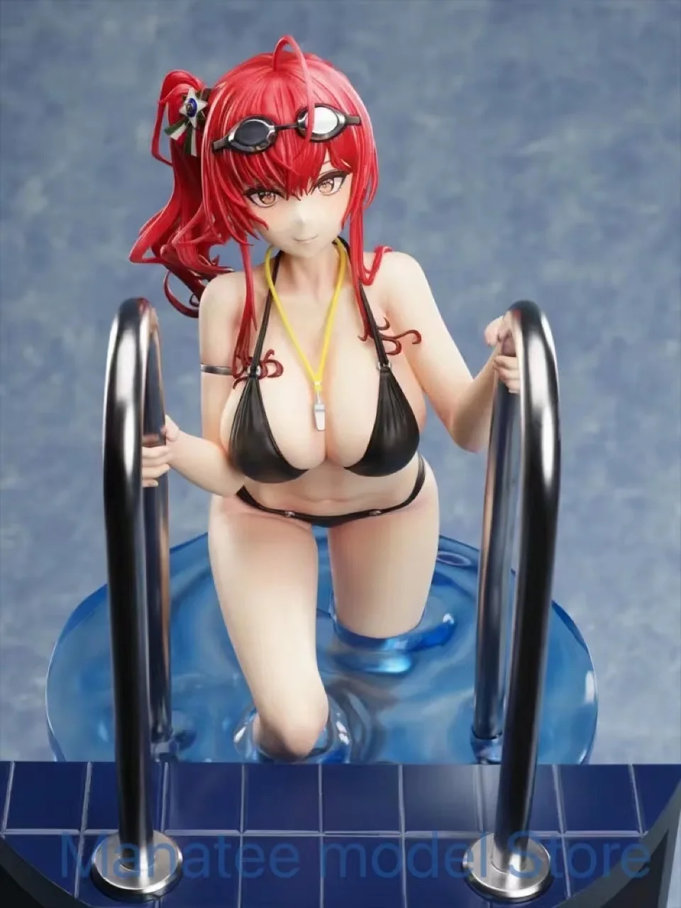 100% Original:FREEING Azur Lane Zara Swimsuit Poolside Encounter 1/4 PVC Action Figure Anime Model Toys Collection Doll Gift