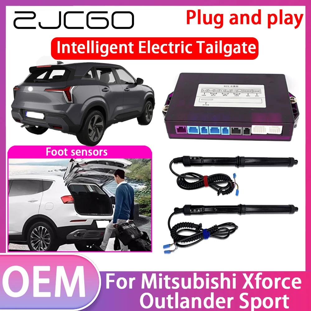 

ZJCGO Electric Tailgate Lift Drive Trunk Opening Tail Gate Lift Soft Close Car Door For Mitsubishi Xforce Outlander Sport