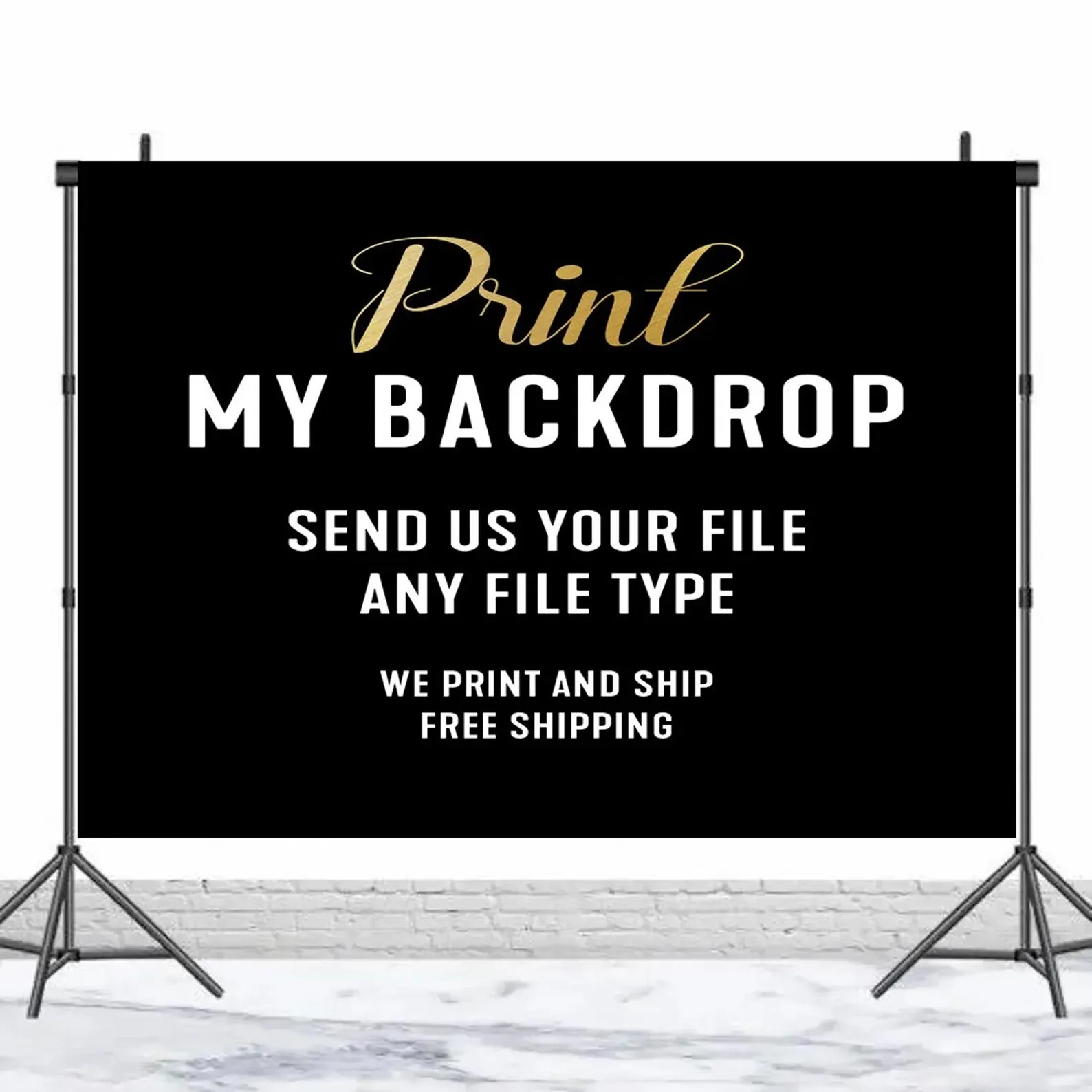 Custom Background Personalized Banner Backdrops Print Your Artwork Directly Photocall Wedding Photo Studio Photophone