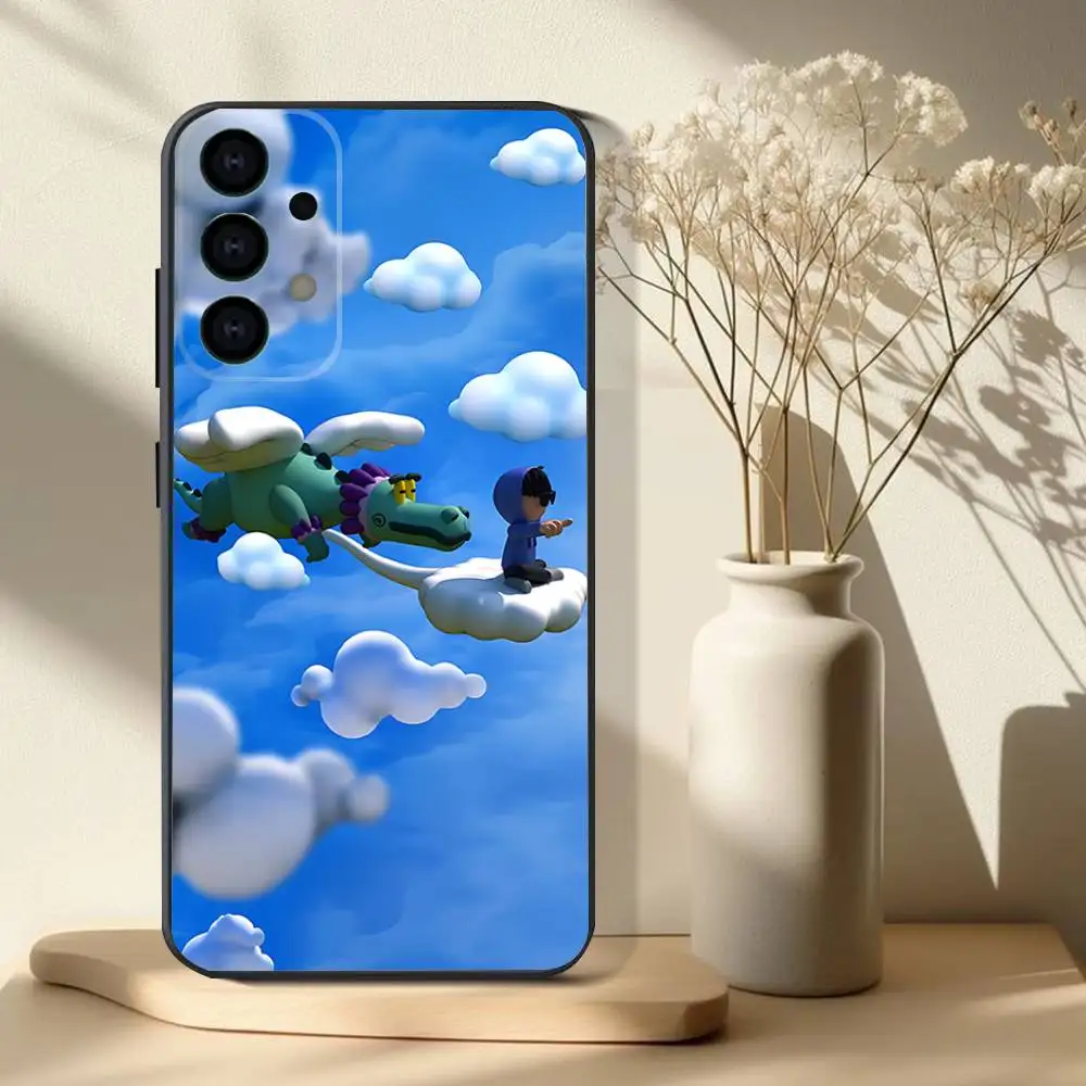 حافظة هاتف Junior H $AD BOYZ 4 LIFE لهاتف سامسونج S 25,24,23,22,30,21,10,9,Ultra,Plus,Lite,FE,4,5G حافظة ناعمة سوداء