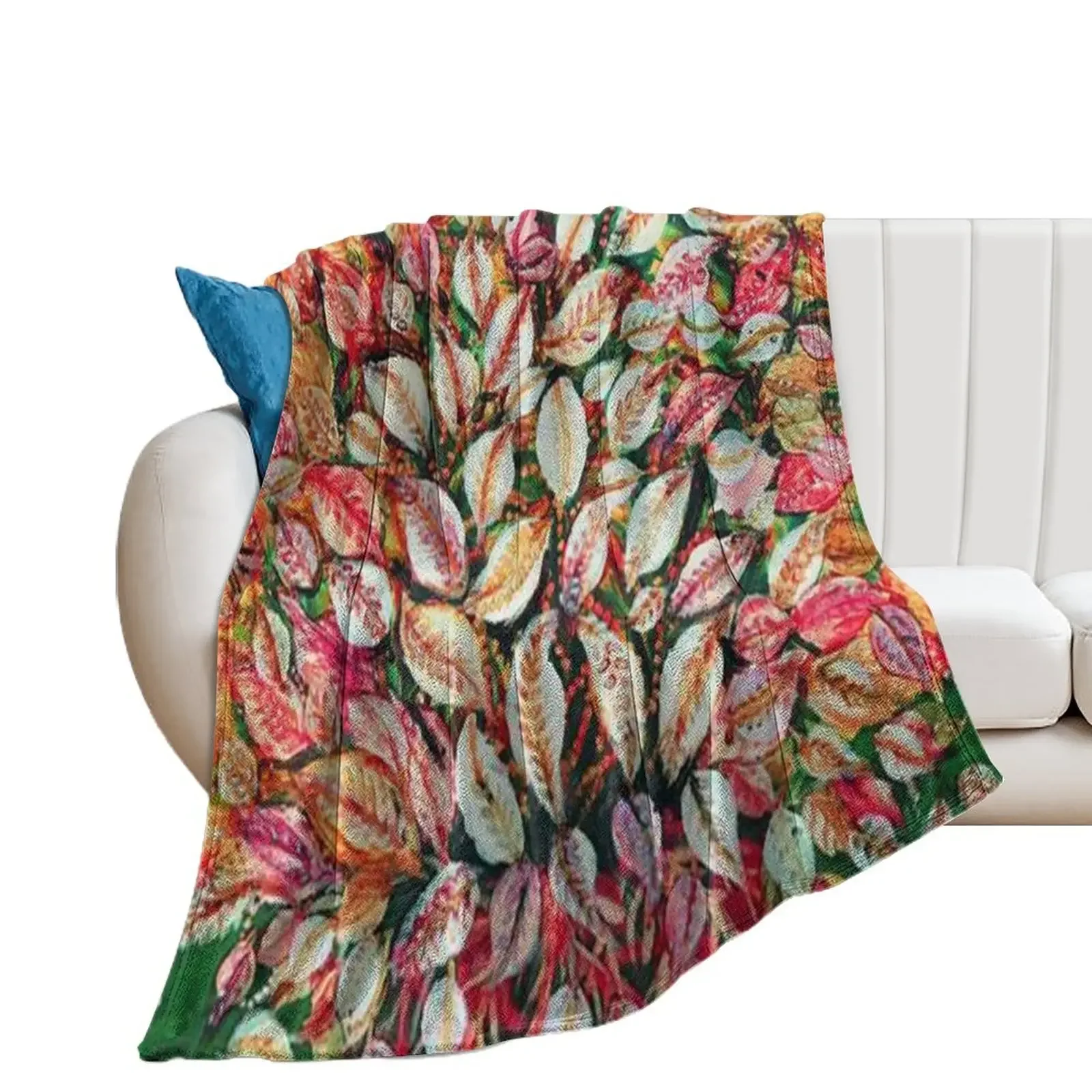 Favourite Artist - Seraphine Louis - Feuilles Throw Blanket manga Custom Blankets