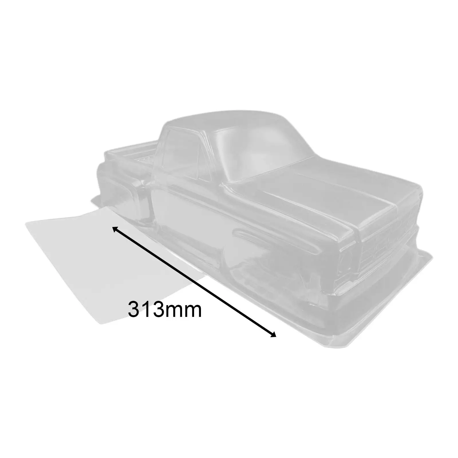 1/10 RC Car Body Shell Corpo Transparente para SCX10 90046 1/10 Modificação DIY