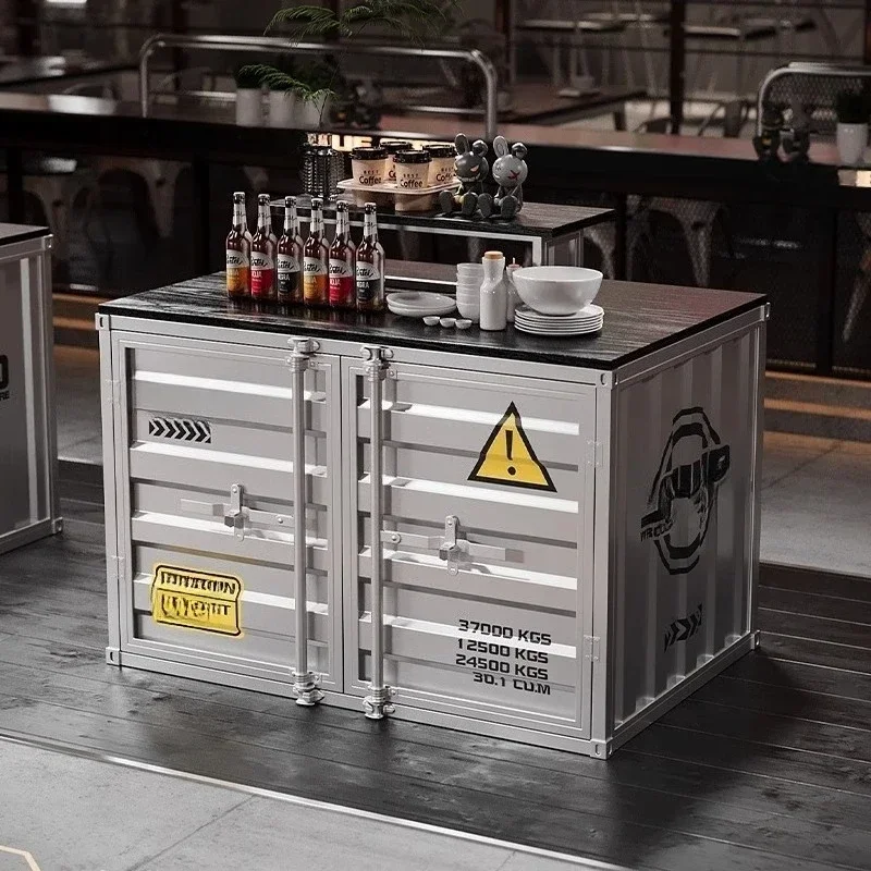 

Industrial style creativity, ladder cabinet