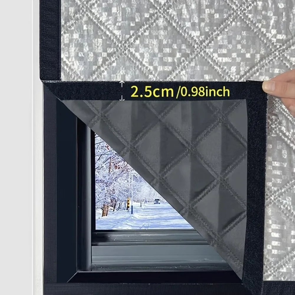 For Window Insulation Curtain with Graphene Technology 120x120 cm 150x150 cm Windproof Thermal Sealing Blanket
