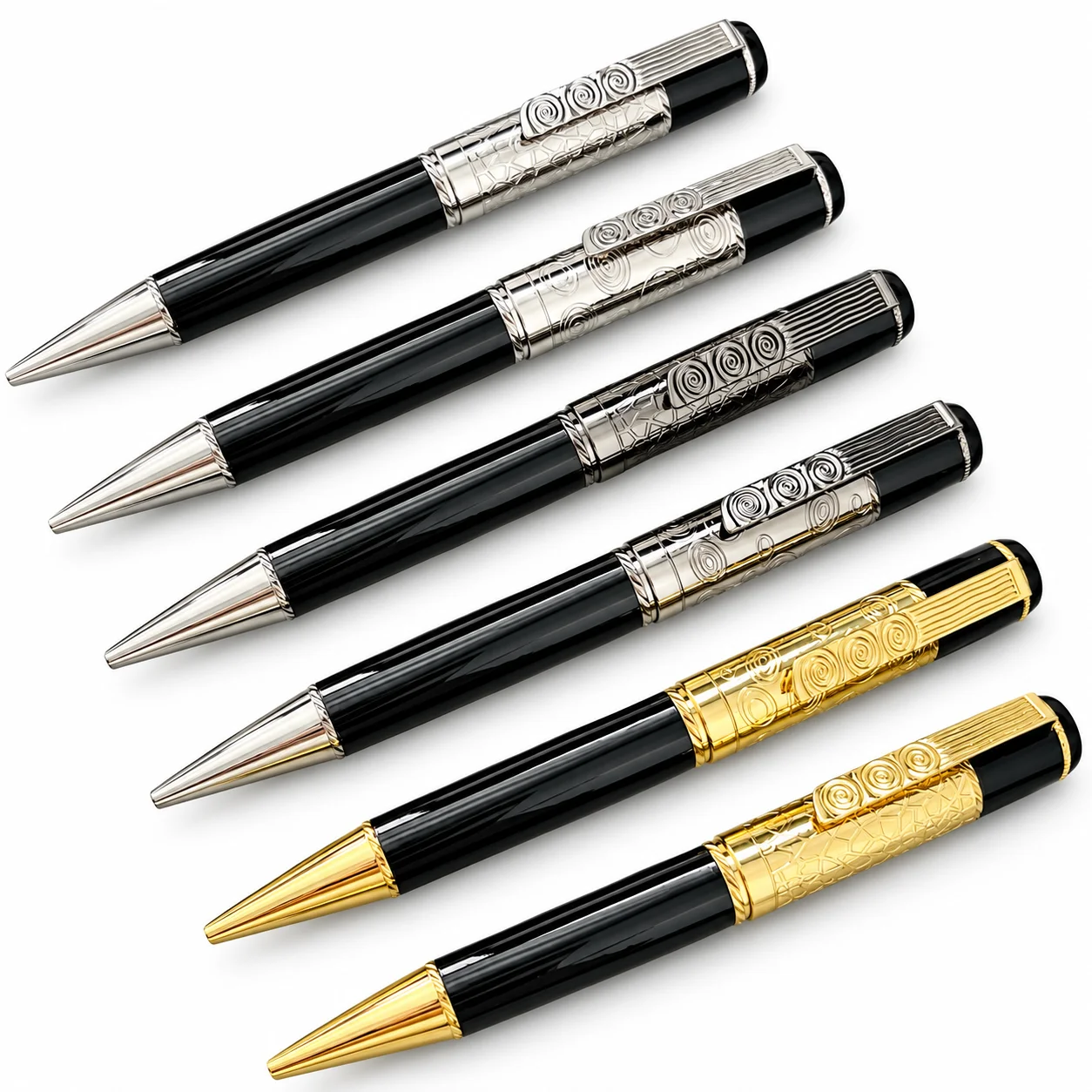 Luxury Ballpoint Pen Smooth Writing Exquisite Minimalist Style Signature Pen for Daily Office Writing Executive Business Gift