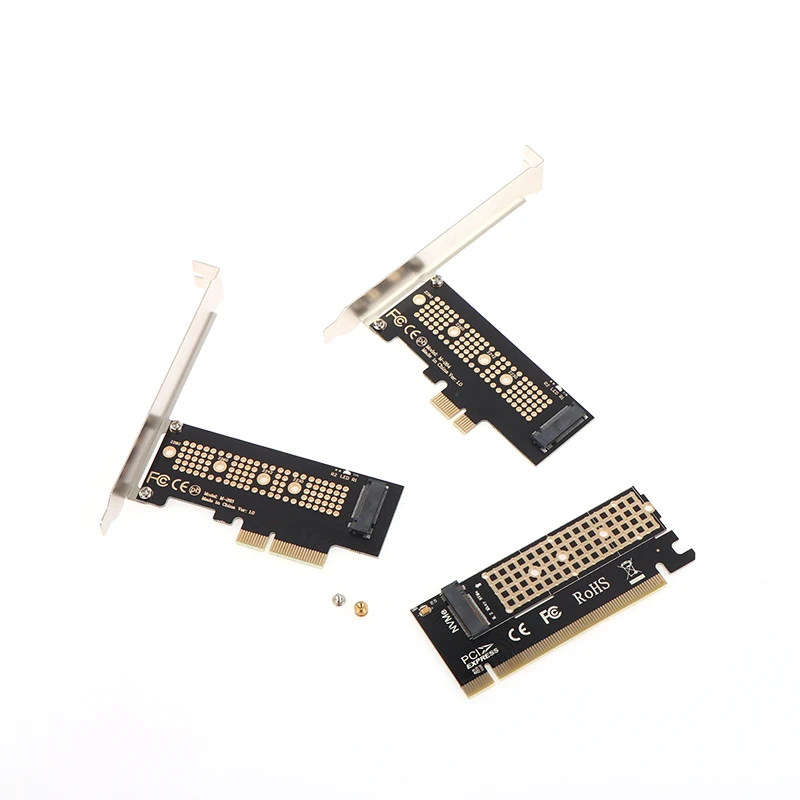 1Pc Multi-purpose Expansion Card M.2 Solid-State SSD Hard Disk To PCI-E 1x4x16x Adapter Card With Bracket