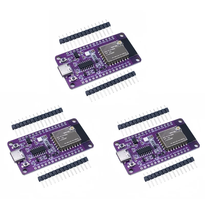 A73E-3X RTL8720DN Dual-Band Wifi Bluetooth-module NICEMCU BW16 Development Board Ingebouwde antenne, ongelast