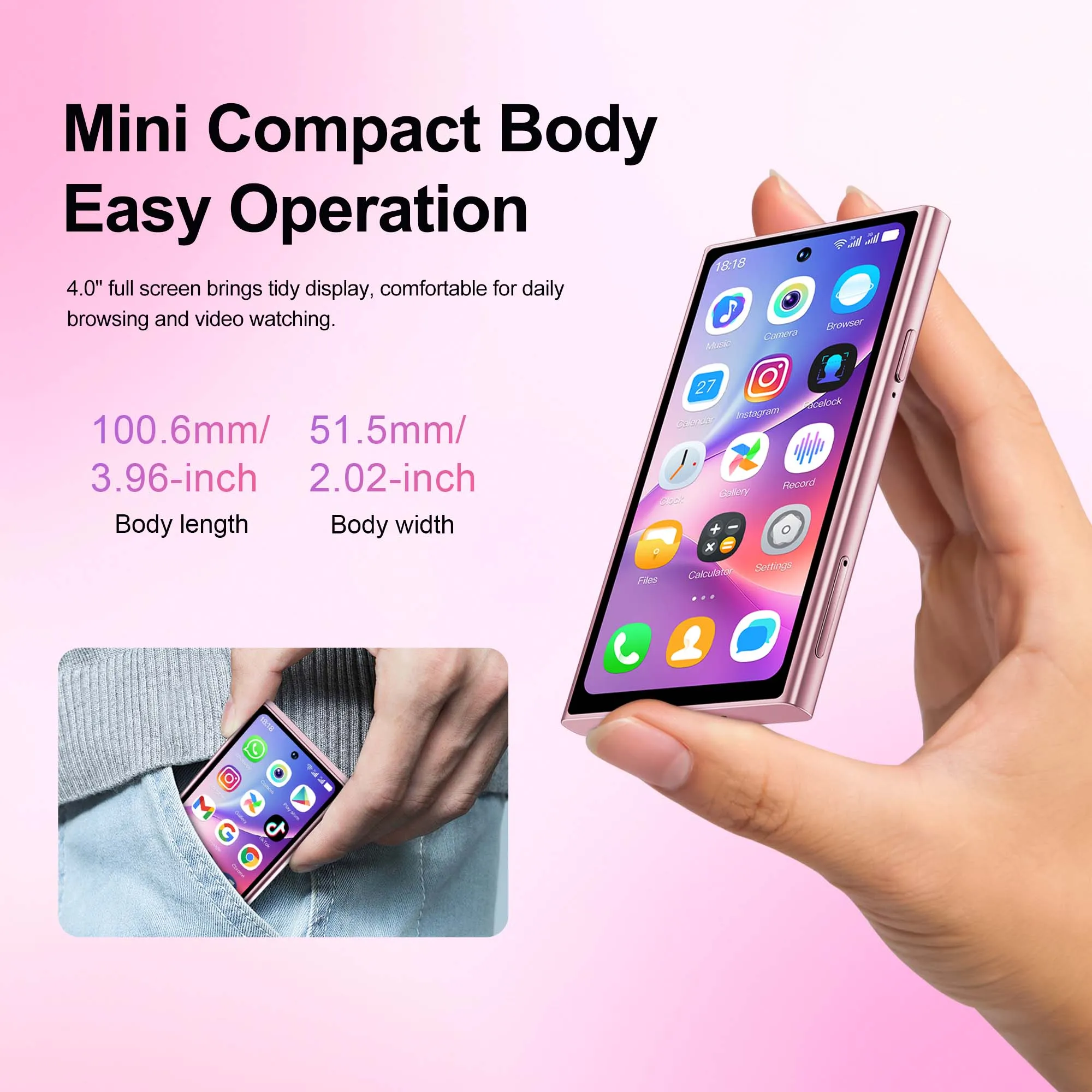 SERVO S27 Mini 4G LTE Smartphone 4.0