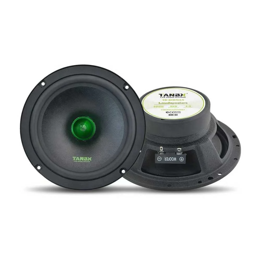 high quality 6.5 Inch  2-way Car Component Speaker Professional 200W Power Active Car Speakers TB-610MAX