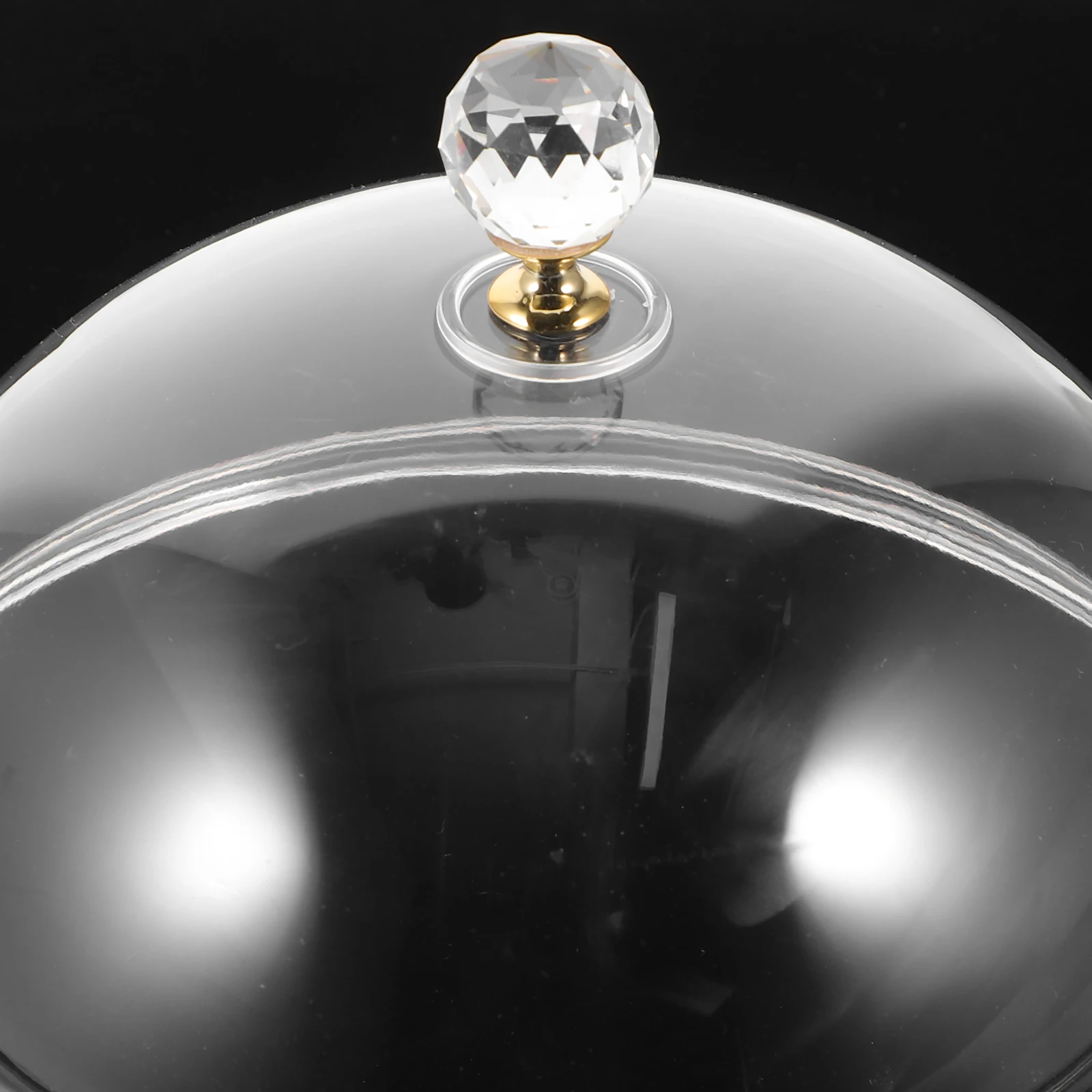

Dustproof Food Cover Transparent Cake Covers Dome Reusable Lid Stand Clear Dish