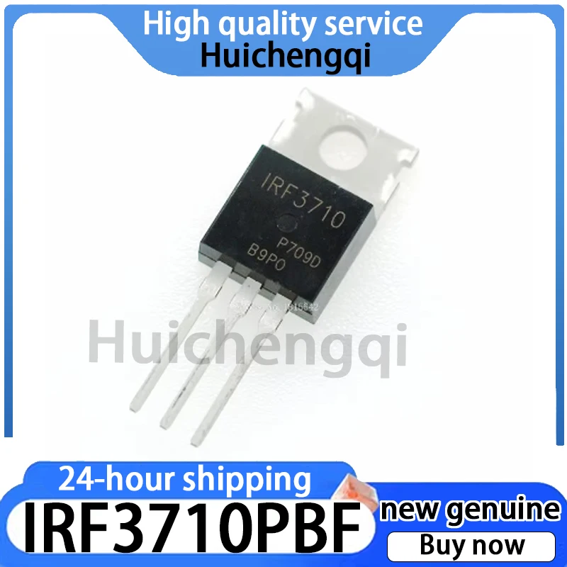 5PCS Original Genuine IRF3710PBF TO-220 N-channel 100V/57A Direct Insertion MOSFET Field-effect Transistor