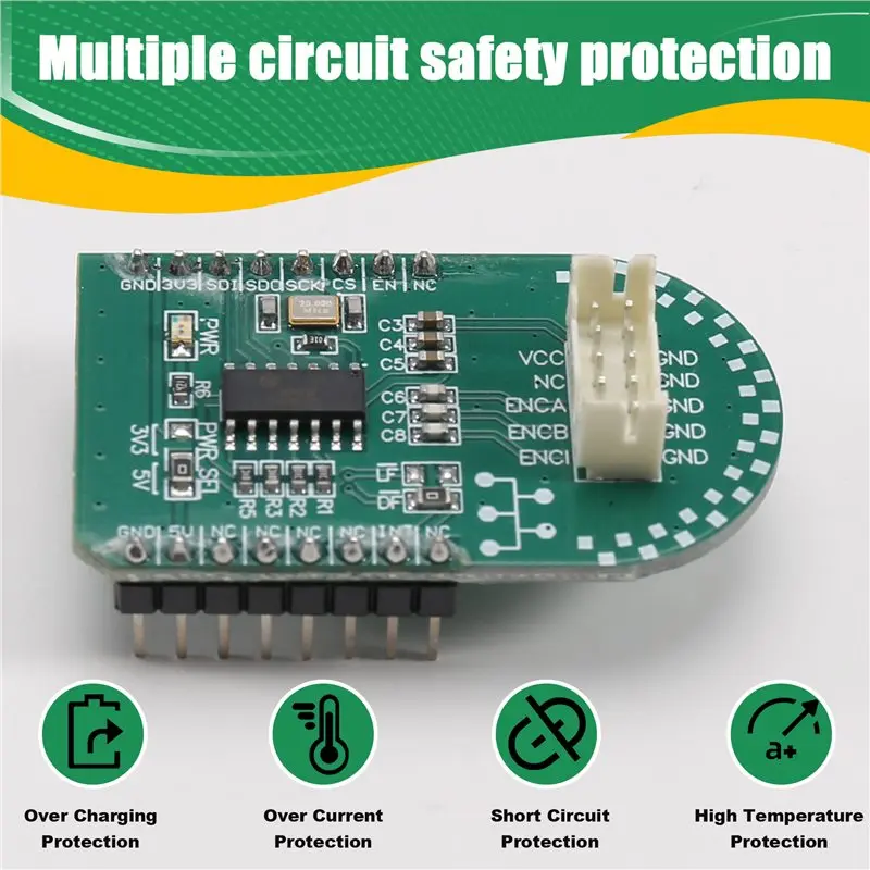 MIKROE-1917 LS7366R Module COUNTER CLICK Development Board
