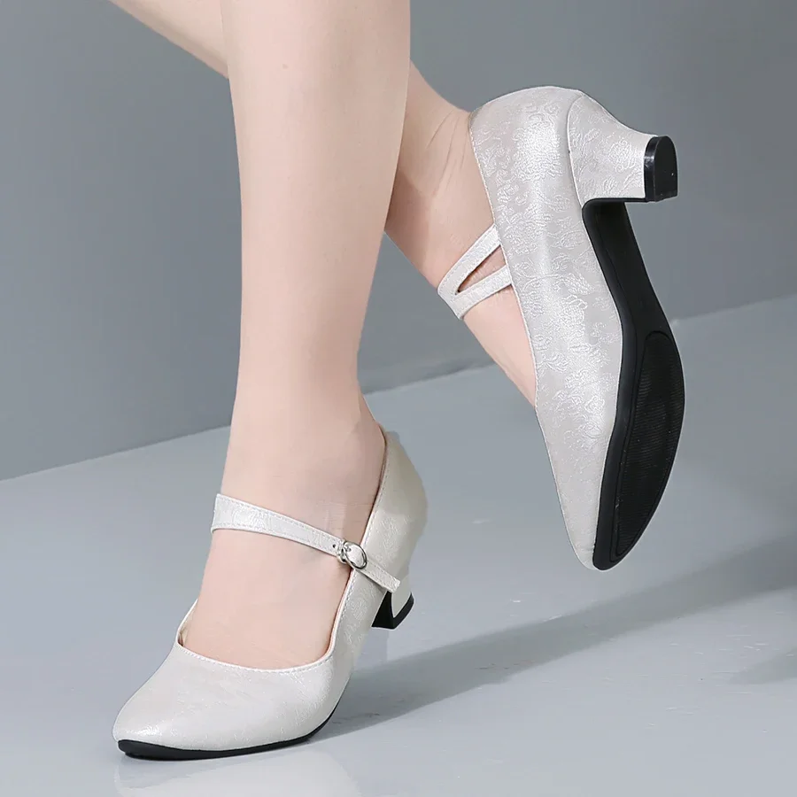 Ballroom Latin Dance Shoes for Women Heels New Modern Dance Shoes Girls Standard Dancing Shoes High Heeled