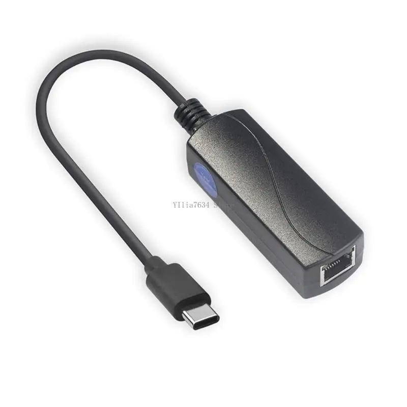 PoE to Type-C Adapter Converter IEEE802.3af with 10/100Mbps Broadband