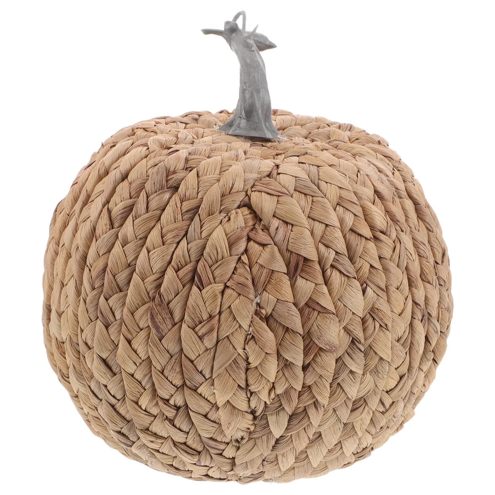 

Handmade Seagrass Pumpkin Tabletop Ornament Woven Fall Harvest Decoration For Autumn Thanksgiving Halloween Home Farmhouse