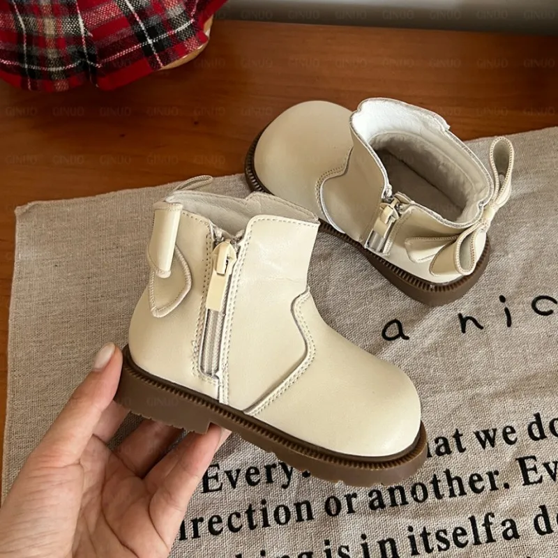 أحذية للأولاد ذات رأس عريض من القطن بنعل ناعم أحذية شتوية للفتيات الصغيرات أحذية مشي مضادة للانزلاق أحذية ثلج دافئة أحذية كاجوال بنعل ناعم