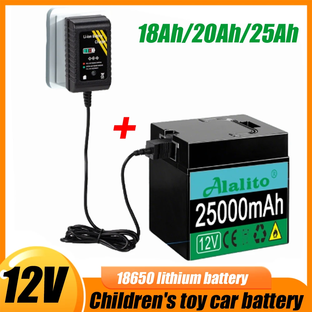 

12V Power Wheels Battery Replaces Part 1001175653,00801-0638,00801-1869,1101506087,00801-1776 12V 25Ah for 12V Power Wheels Jeep