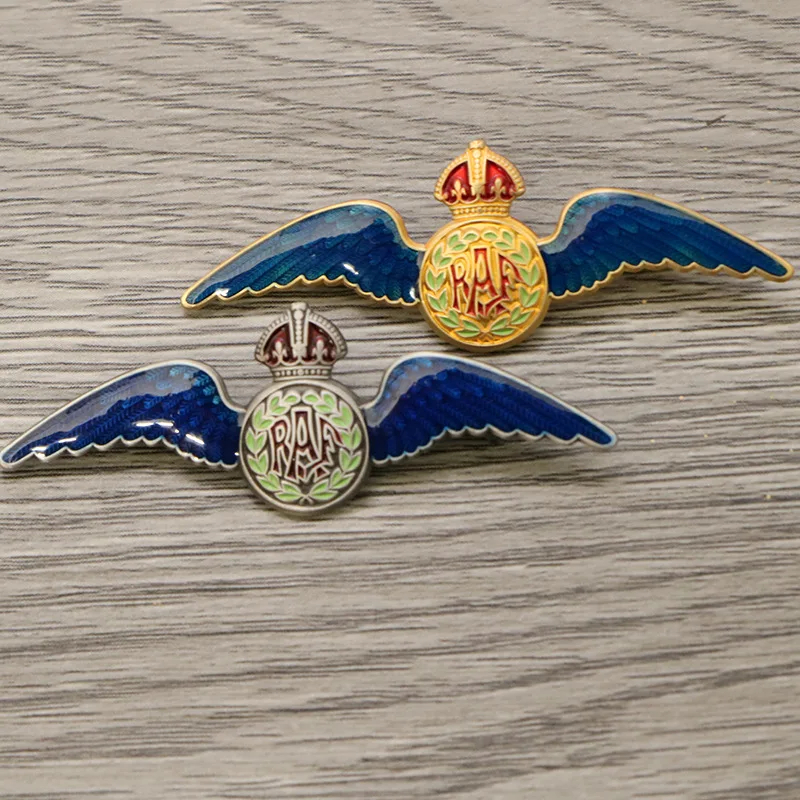 British Empire RAF Royal Air Force Pilot Badge Pins Medal