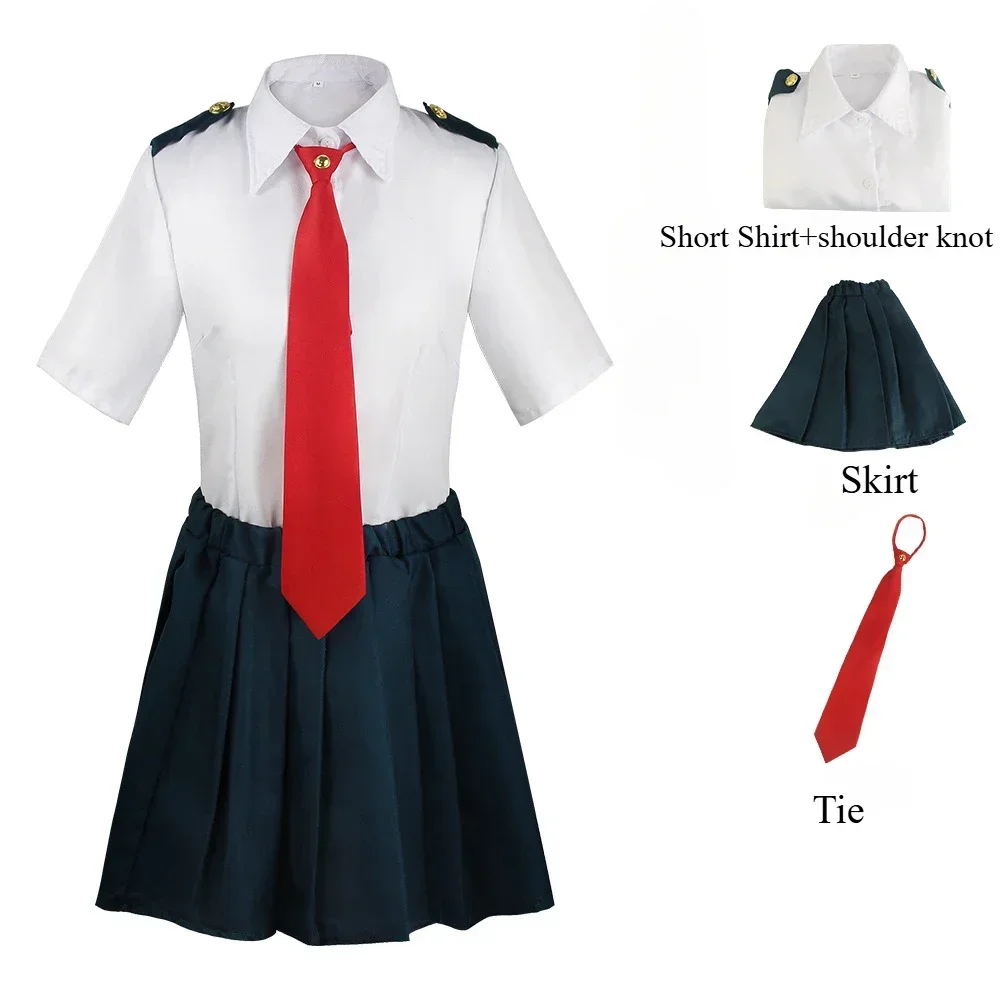 My Hero Academia Anime Midoriya Izuku Cosplay Kostüm Todoroki Shoto Schuluniform Set Perücke Anzug Unisex Halloween Rollenspiel